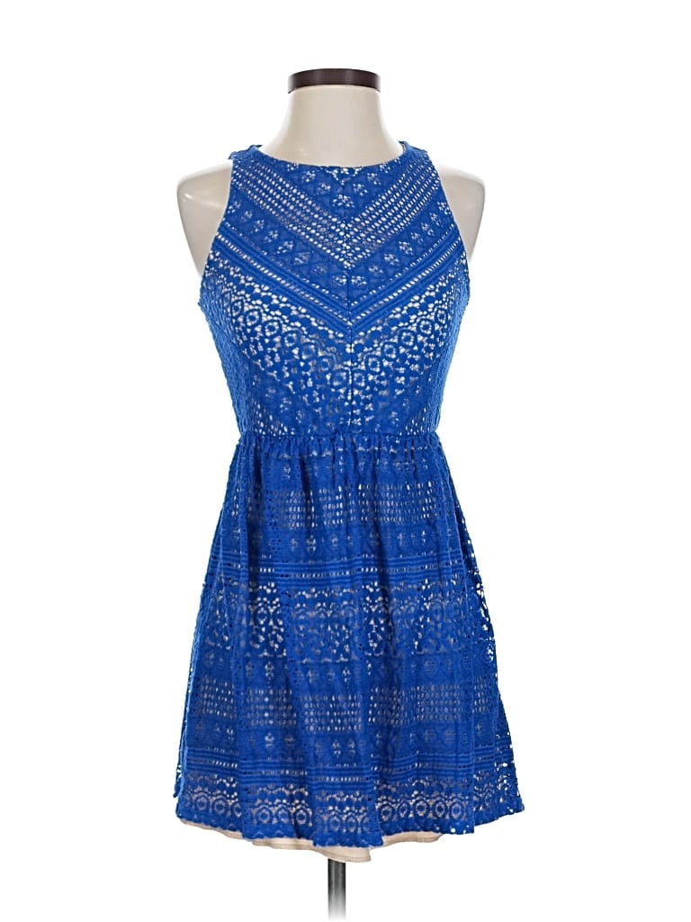 Pre-owned Bongo Cocktail Dress In Blue