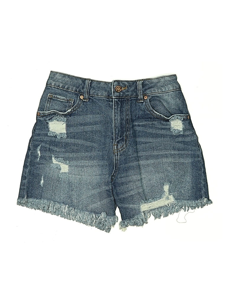 Pre-owned Sincerely Jules Denim Shorts In Blue