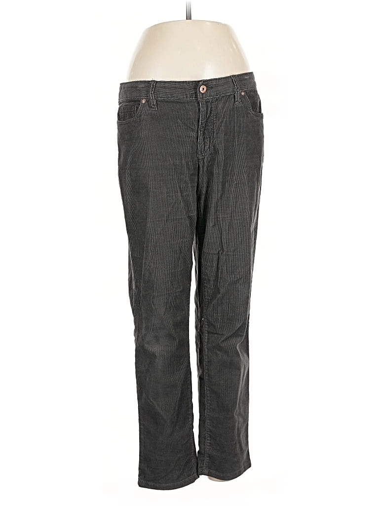 Pre-owned Lands' End Jeans In Gray