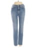 7 For All Mankind Hearts Blue Jeans Size 24 waist - photo 1
