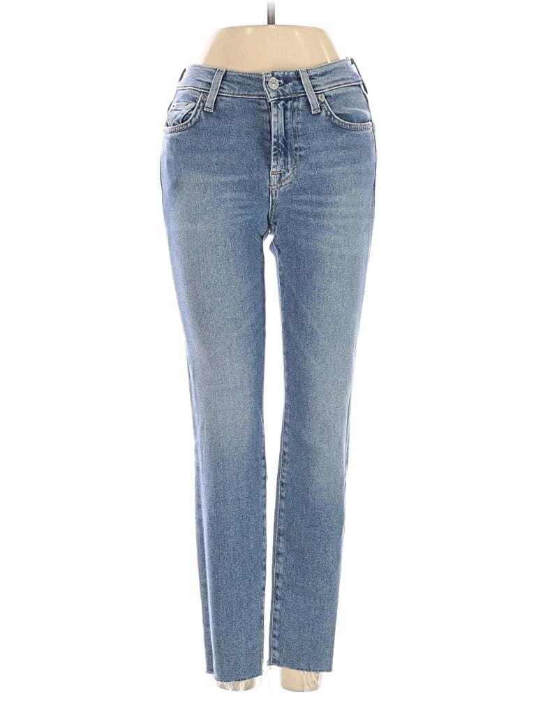 Pre-owned 7 For All Mankind Jeans In Blue