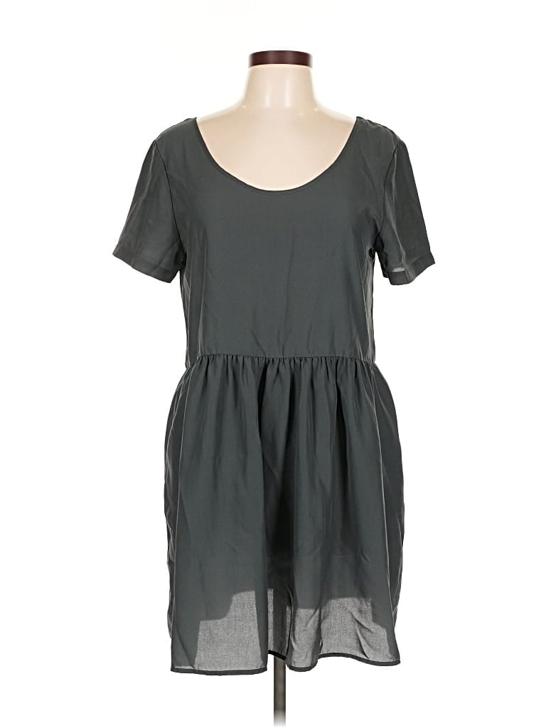 Pre-owned Sparkle & Fade Casual Dress In Gray