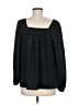 wonderly 100% Polyester Black Long Sleeve Blouse Size M - photo 2