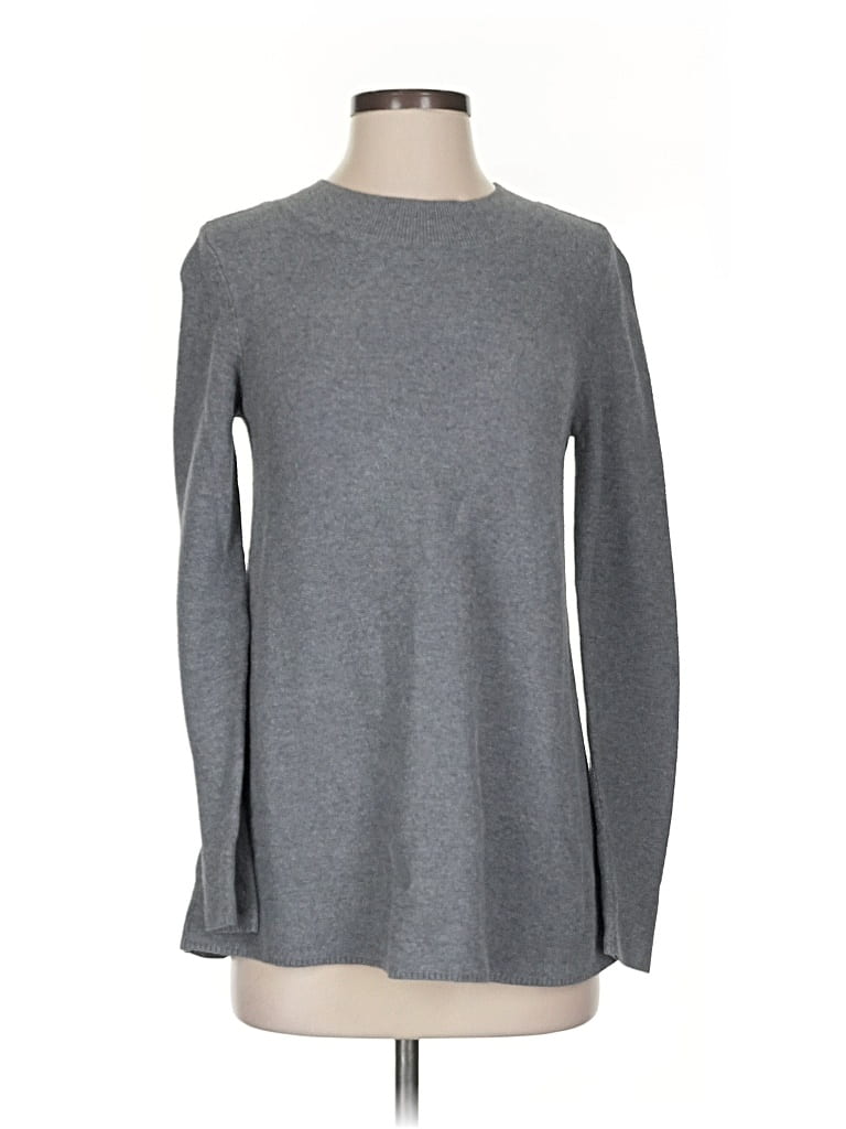 Pre-owned Ann Taylor Factory Pullover Sweater In Gray
