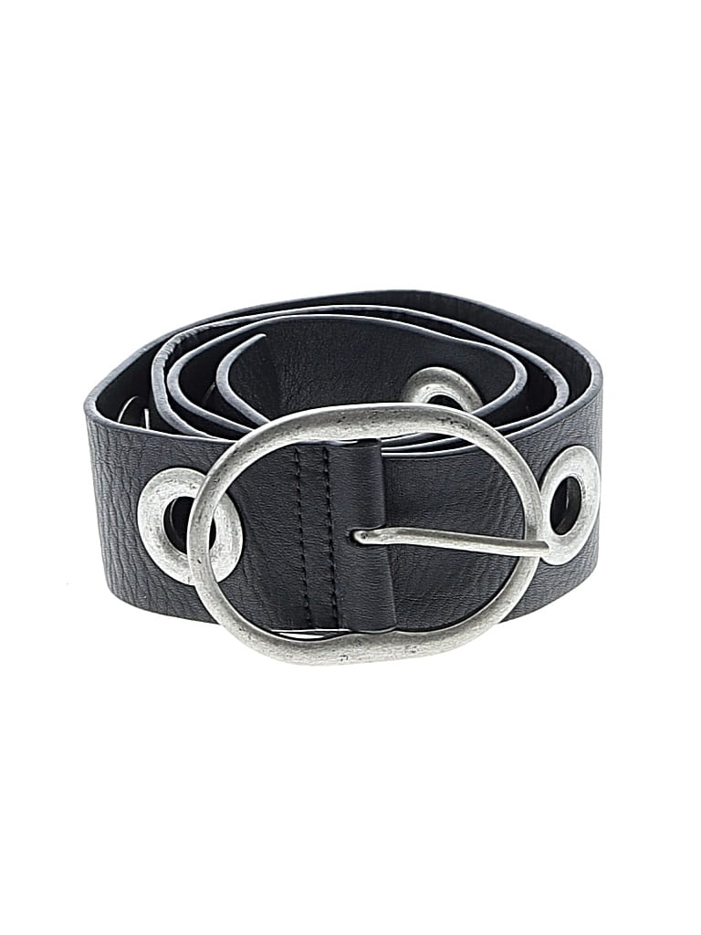 Pre-owned Anine Bing Leather Belt In Black