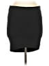 Devlin Solid Black Casual Skirt Size M - photo 1