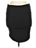 Devlin Solid Black Casual Skirt Size M - photo 2