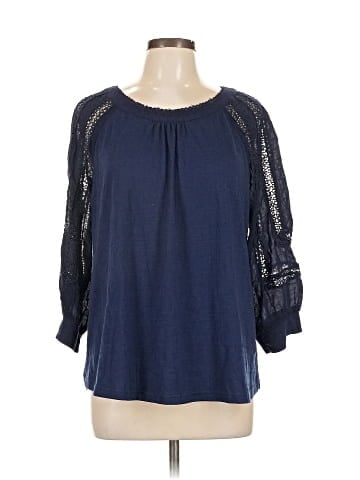 Skies Are Blue 3/4 Sleeve Blouse (view 1)