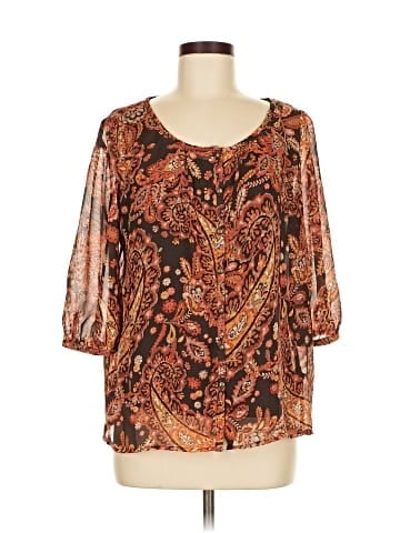 212 Collection 3/4 Sleeve Blouse (view 1)