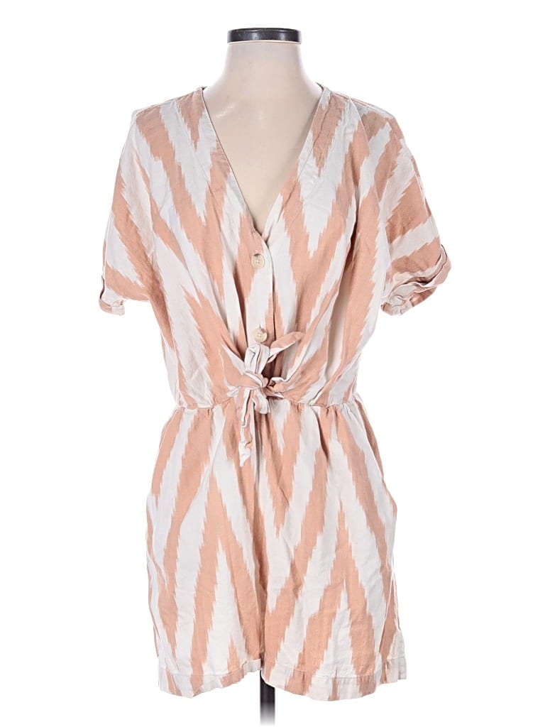 Pre-owned Lou & Grey For Loft Romper In Brown