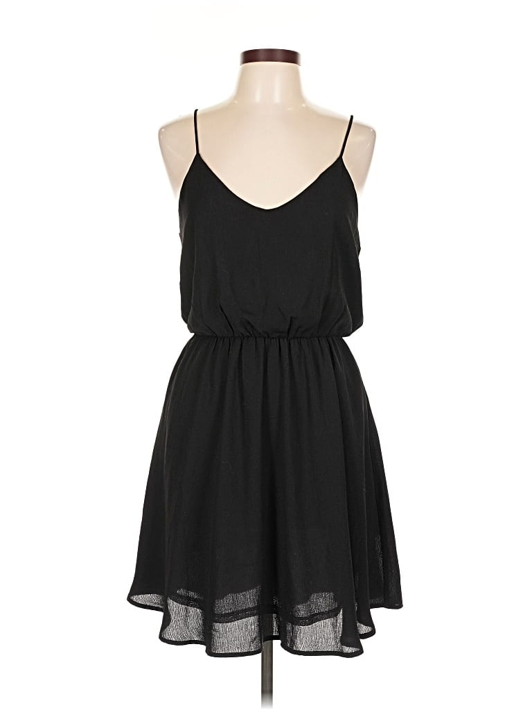 Pre-owned Lush Casual Dress In Black