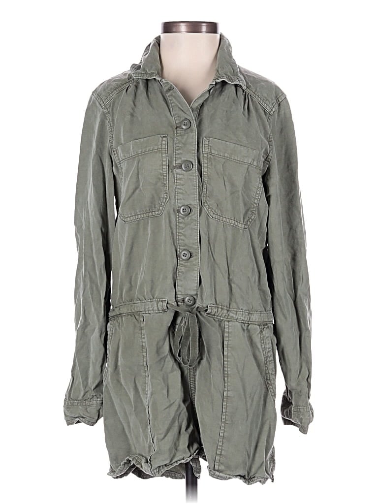 Pre-owned American Eagle Outfitters Romper In Green