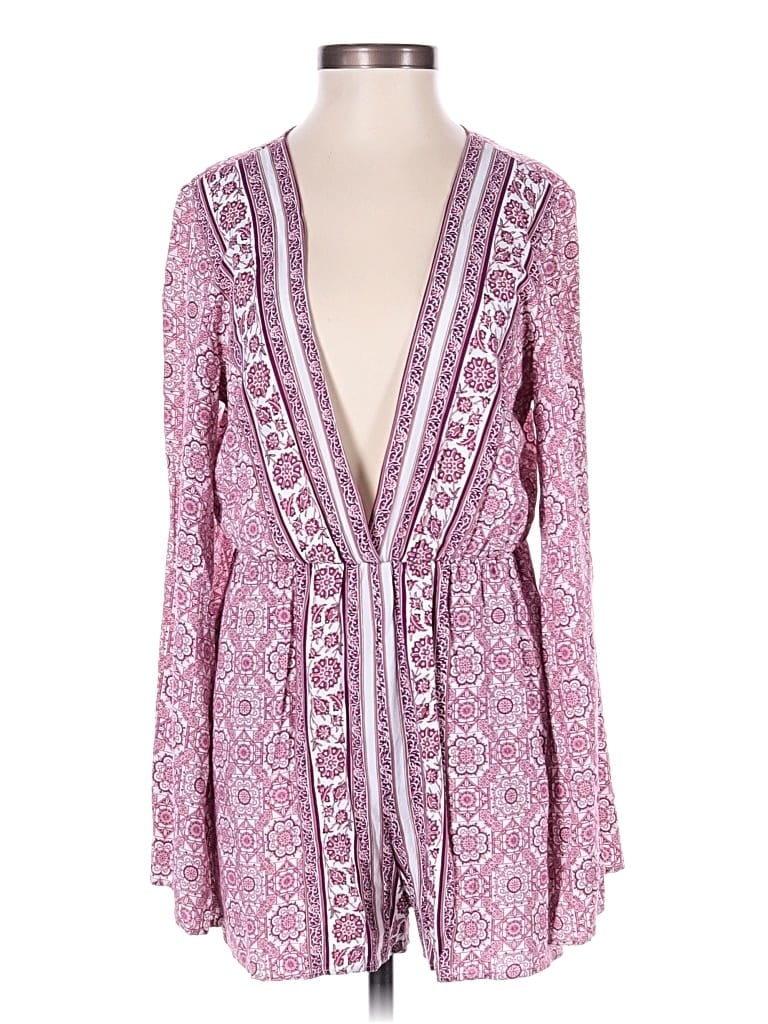 Pre-owned Altar'd State Romper In Purple