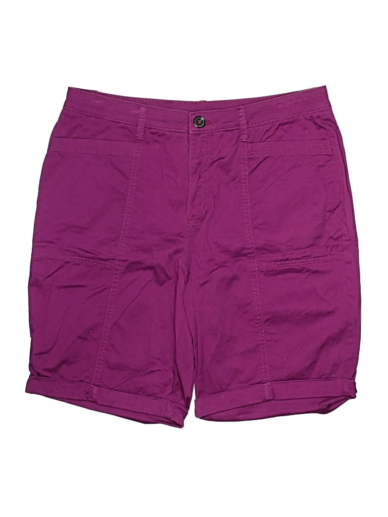 Pre-owned Croft & Barrow Cargo Shorts In Purple