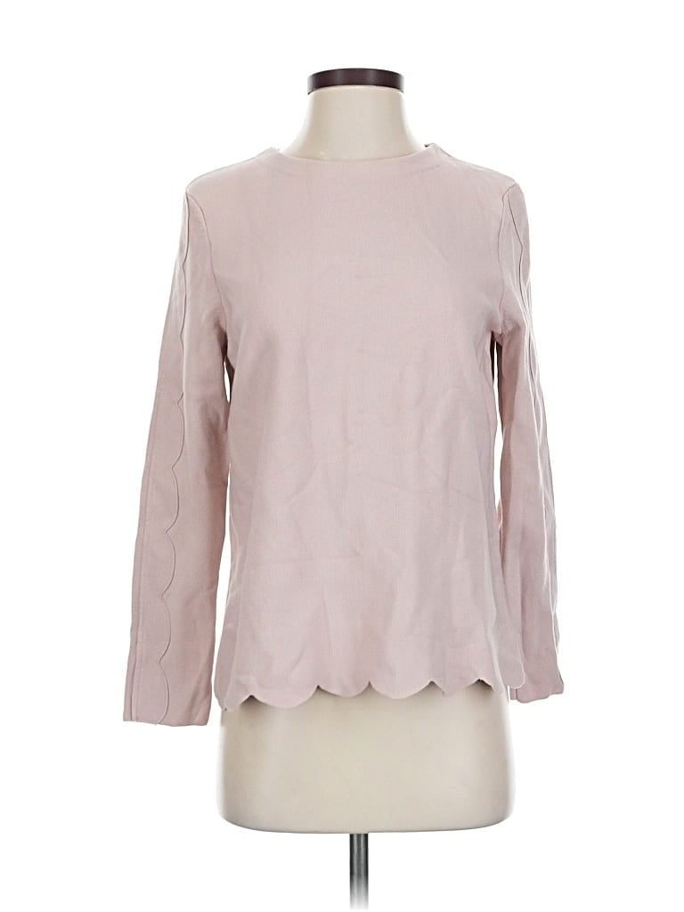 Pre-owned Ann Taylor Sweatshirt In Pink