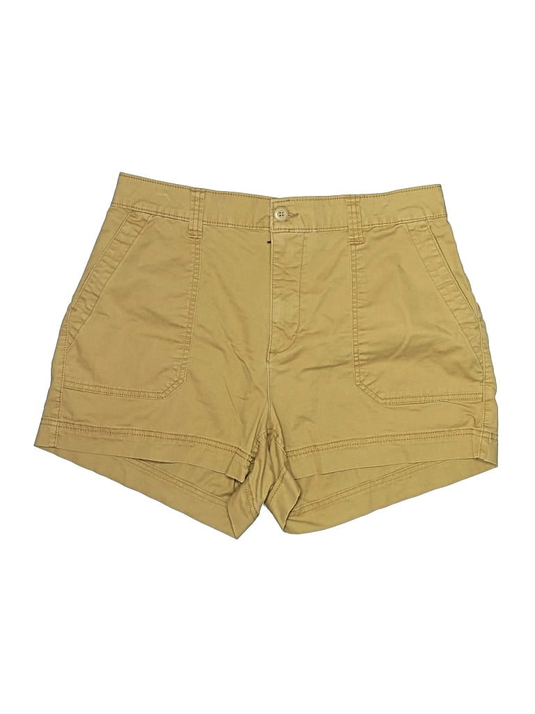 Pre-owned Old Navy Khaki Shorts In Yellow