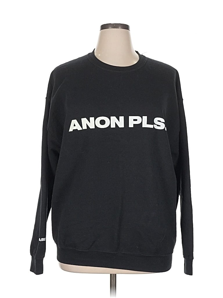 Pre-owned Assorted Brands Sweatshirt In Black