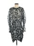 IRO Paisley Gray Black Cocktail Dress Size EU (FR) 40 / US 8 - photo 1