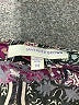 Lavender Brown 100% Silk Paisley Silver 3/4 Sleeve Silk Top Size M - photo 6