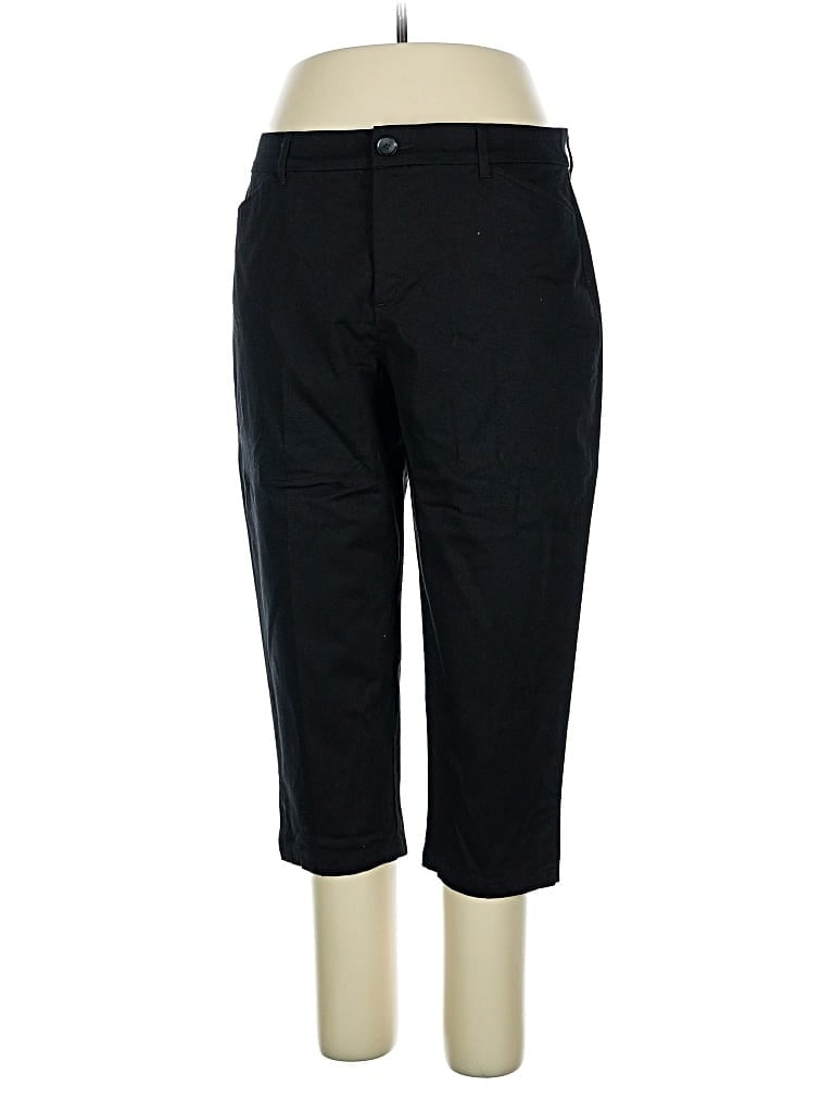 Pre-owned Croft & Barrow Casual Pants In Black