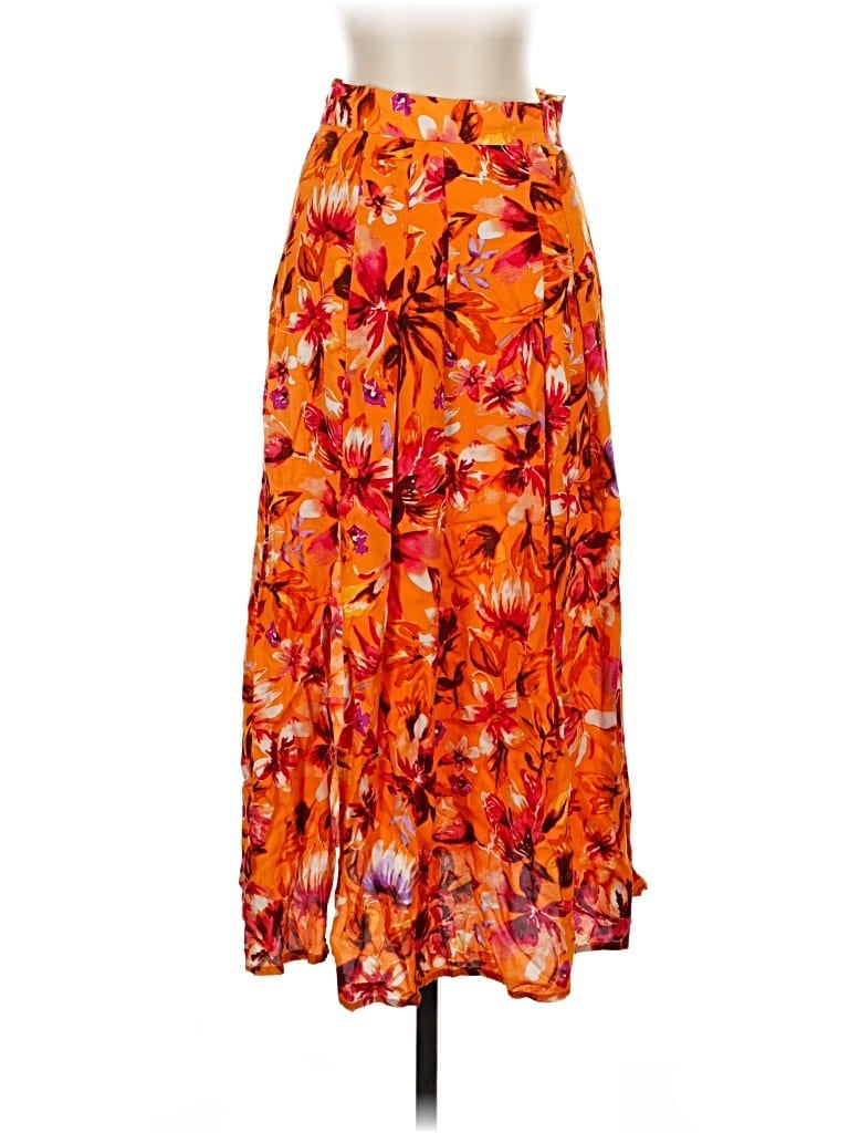 Pre-owned H&m Casual Skirt In Orange