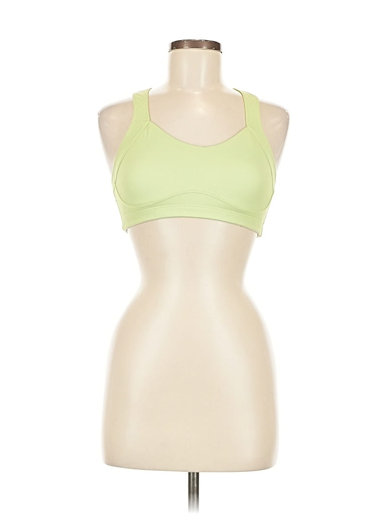 Pre-owned Moving Comfort Sports Bra In Green