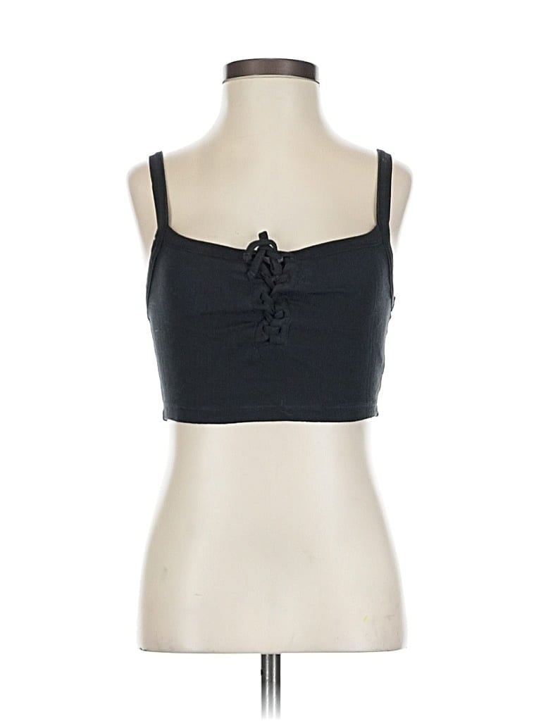 Pre-owned Out From Under Sleeveless Top Black Sweetheart Neckline Tops