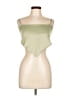Danielle Bernstein 100% Polyester Green Sleeveless Blouse Size L - photo 1