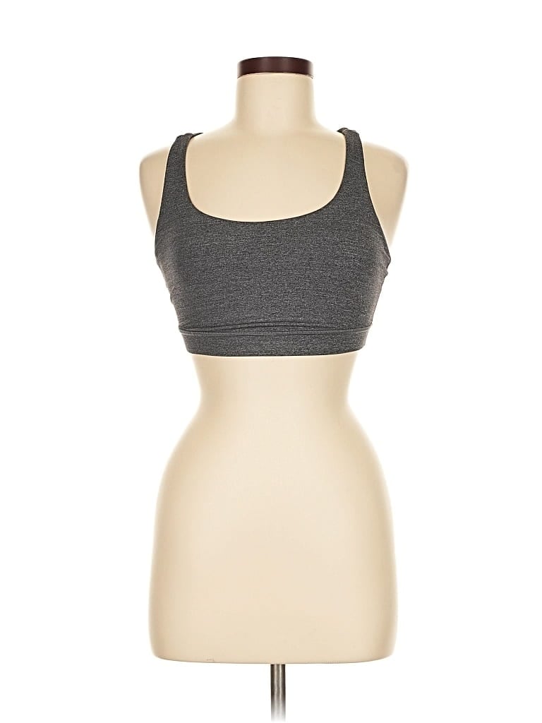 Pre-owned Lululemon Athletica Sports Bra In Gray