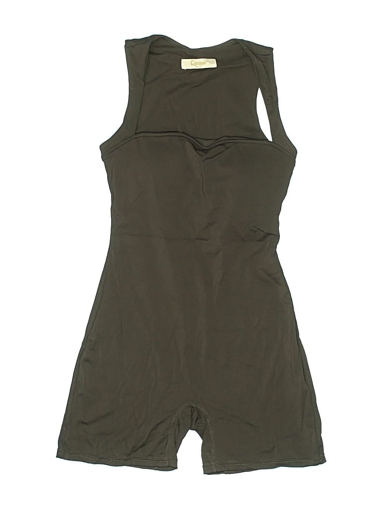 Pre-owned Qinsen One Piece Swimsuit In Green