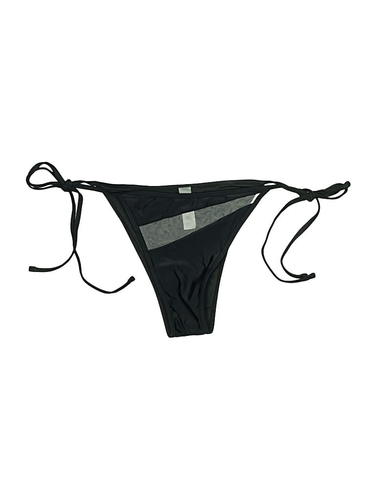 Pre-owned Unbranded Swimsuit Bottoms In Black