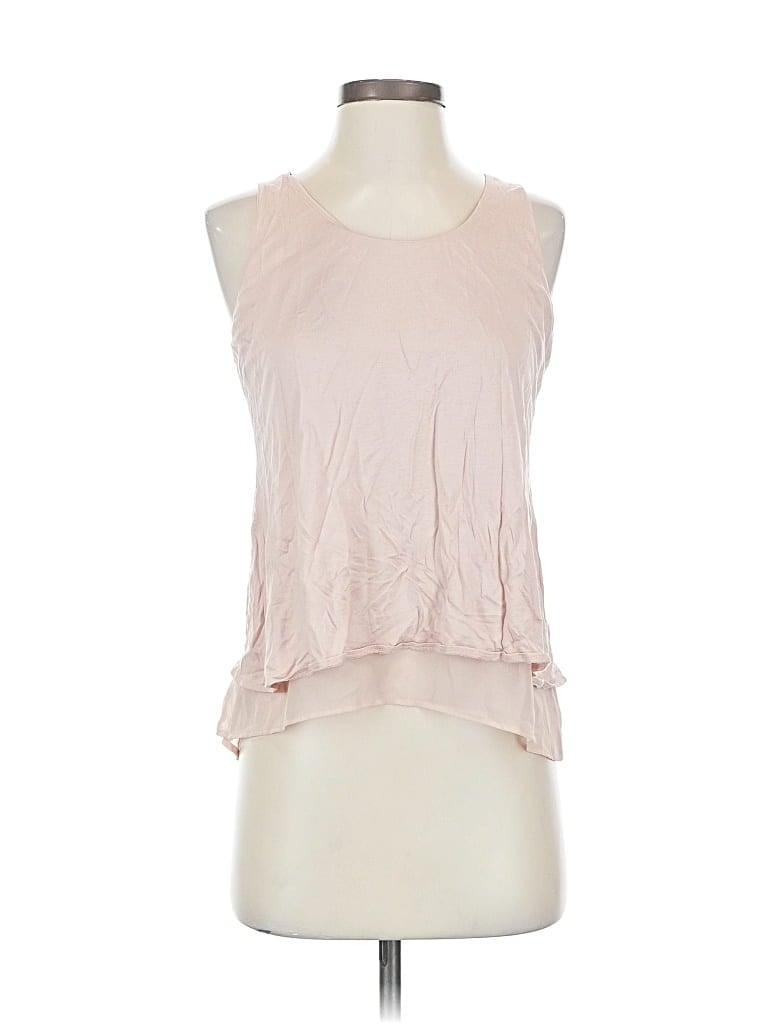 Pre-owned Ann Taylor Loft Outlet Sleeveless T-shirt In Pink