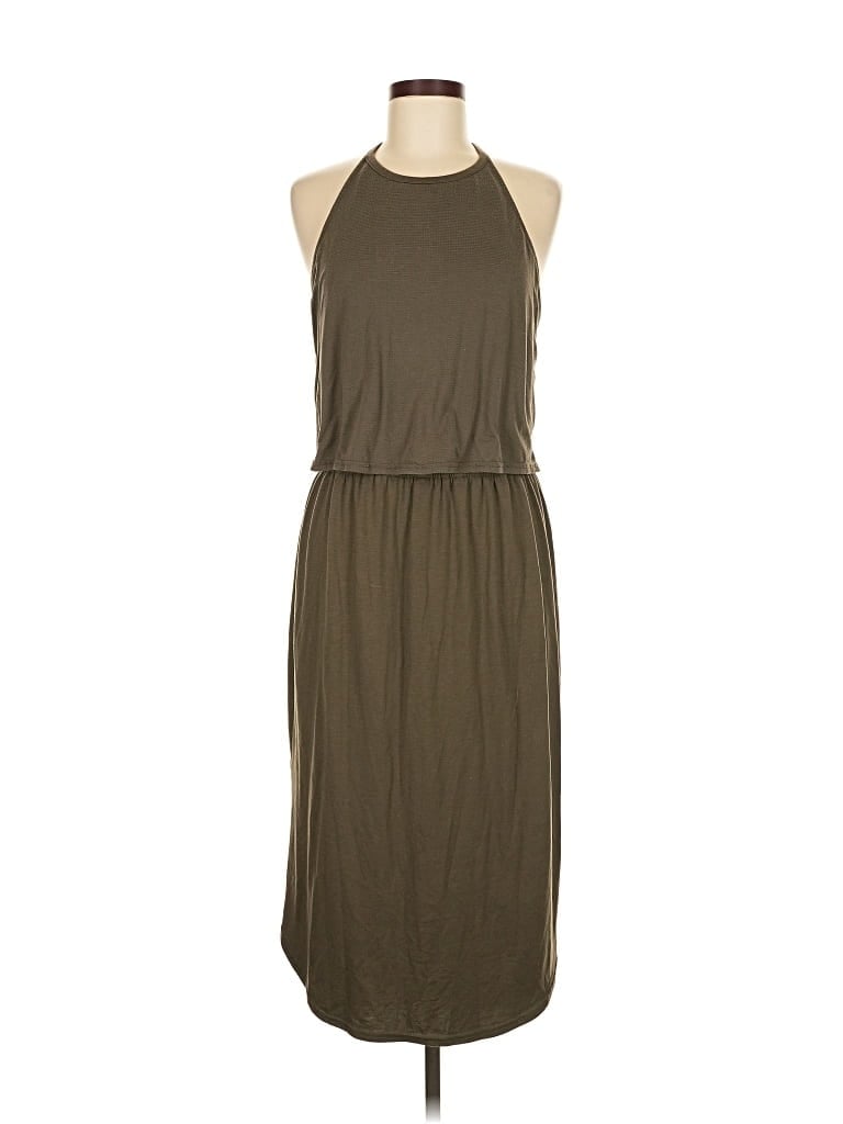 Pre-owned Tek Gear Casual Dress In Brown