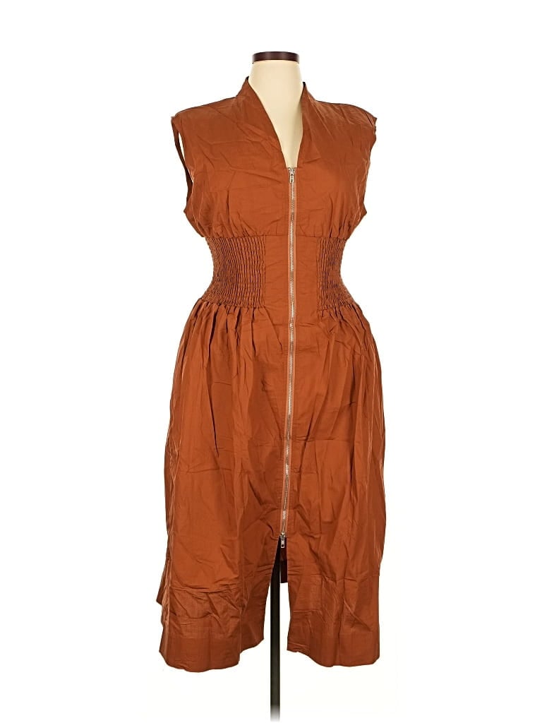 Pre-owned Fashion Cocktail Dress In Brown