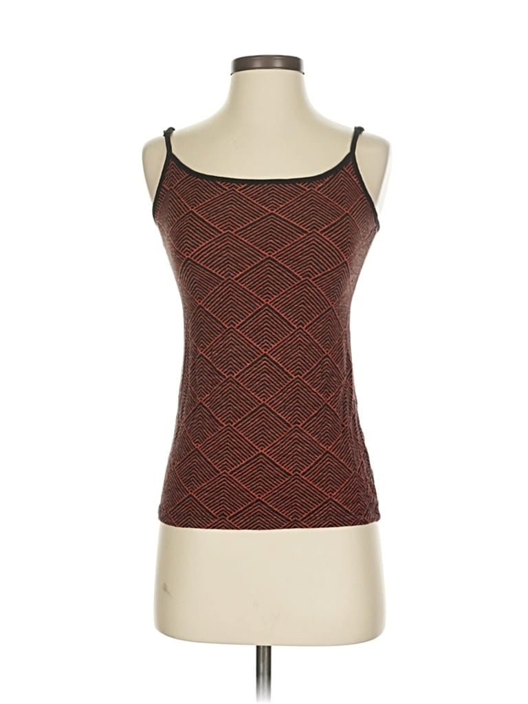 Pre-owned Ann Taylor Loft Tank Top Brown Square Neckline Tops