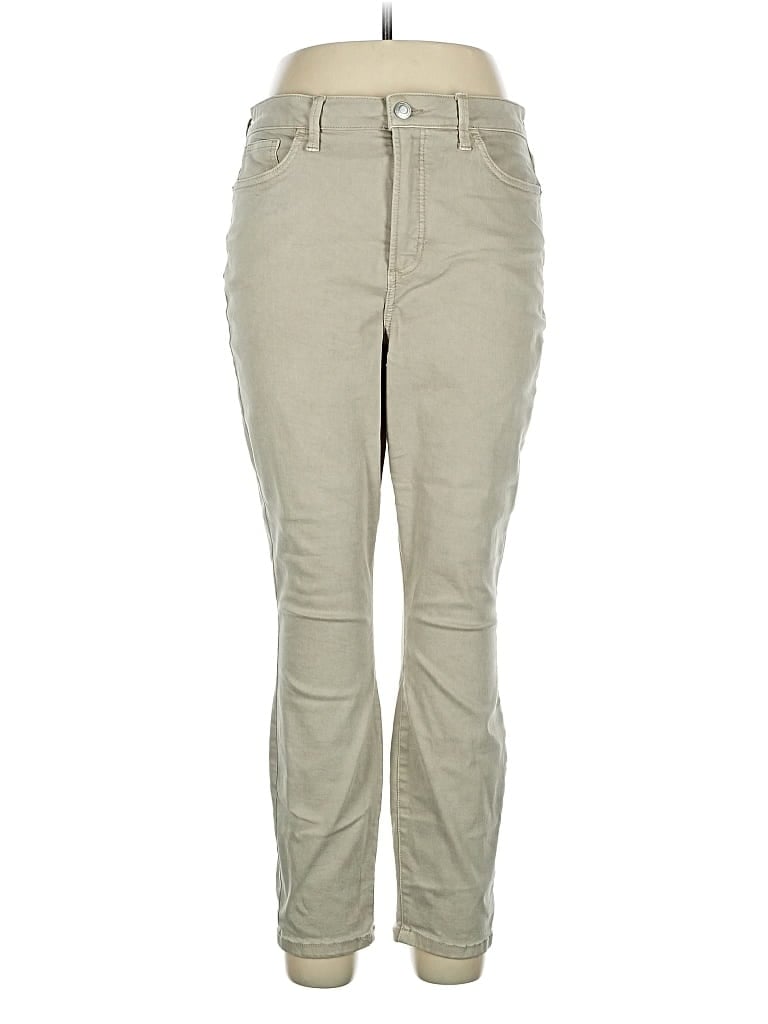 Pre-owned Lc Lauren Conrad Khaki Pant In Brown