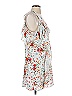 Parker 100% Polyester Print White Casual Dress Size XS - photo 4