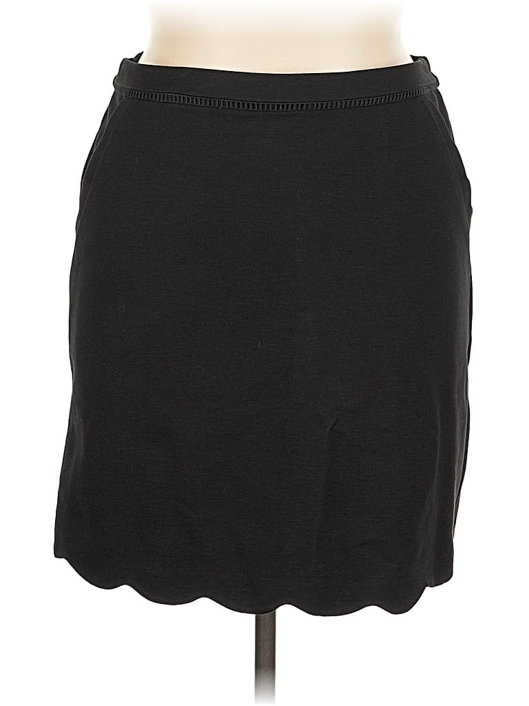Skies Are Blue Casual Skirt In Black