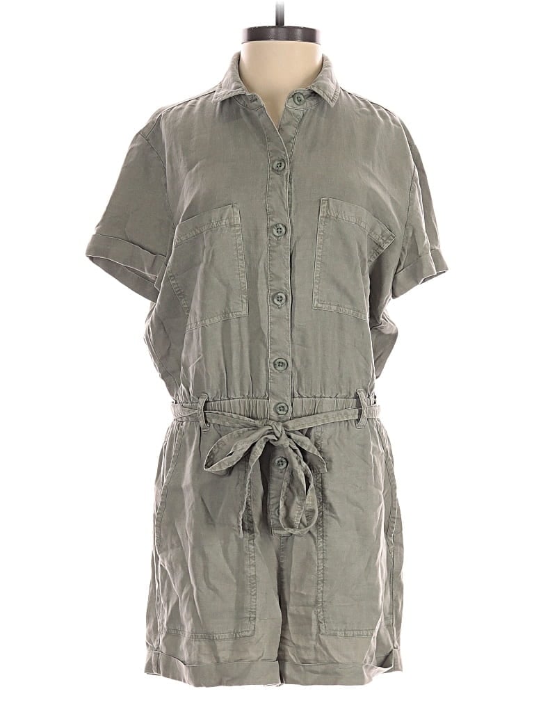 Pre-owned Bella Dahl Romper In Green