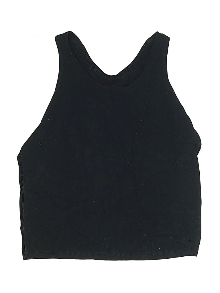 Pre-owned Athleta Girl Kids' Active Tank Top In Black