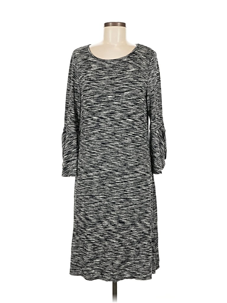 Pre-owned Max Studio Casual Dress In Gray