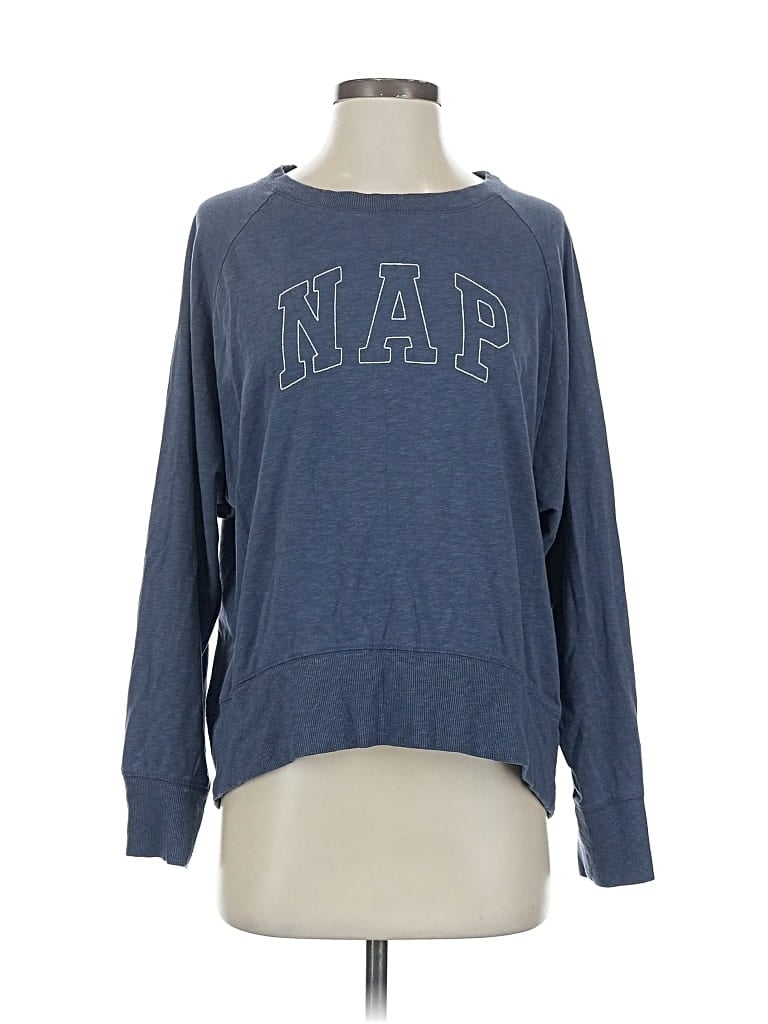 Pre-owned Love By Gap Sweatshirt In Blue