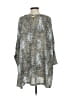 Shan Silver Gray 3/4 Sleeve Top Size S - photo 2