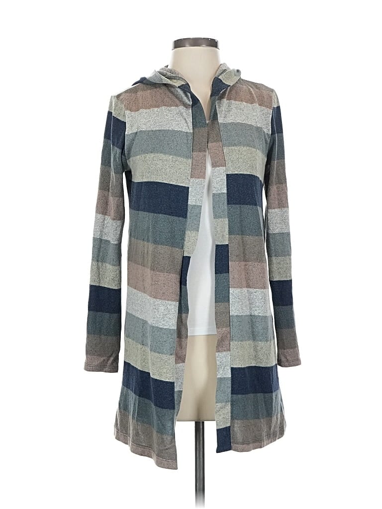 Pre-owned Assorted Brands Cardigan Sweater In Gray