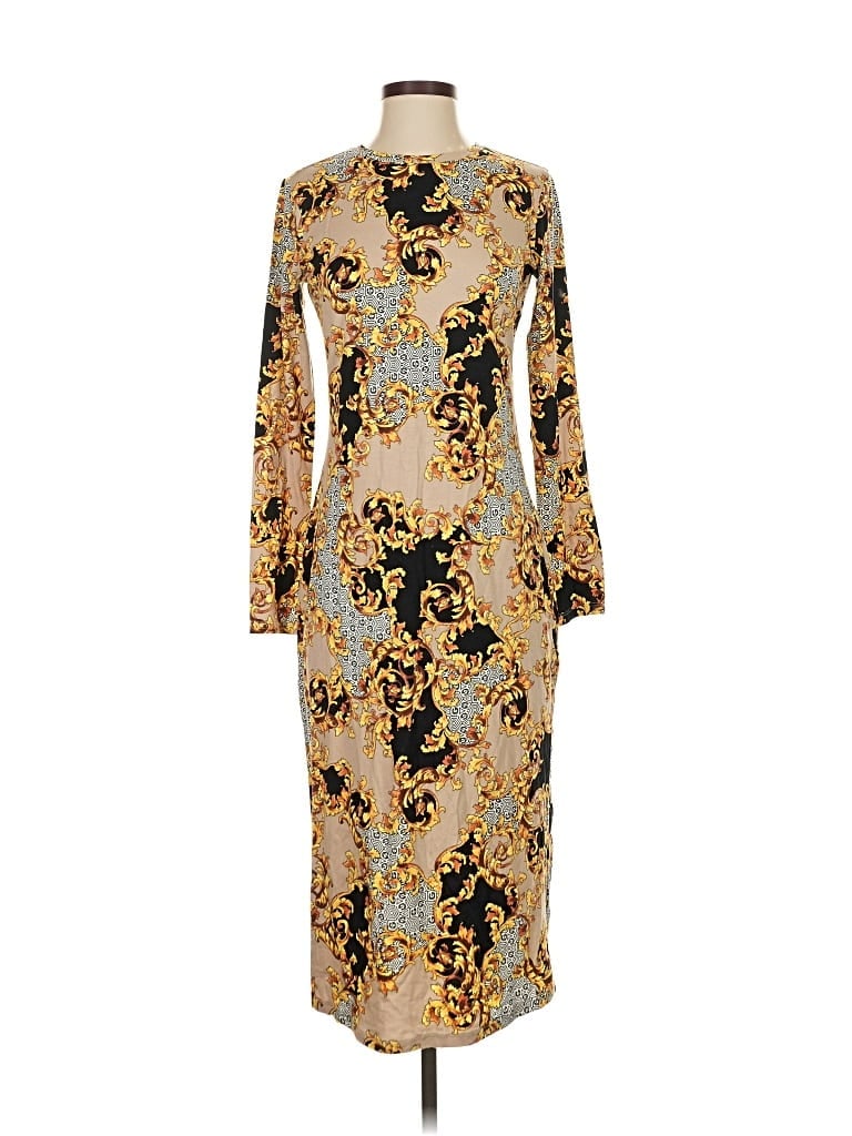 Pre-owned G By Giuliana Rancic Cocktail Dress In Gold
