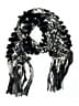 Sao Paulo Black Gray Scarf One size - photo 1