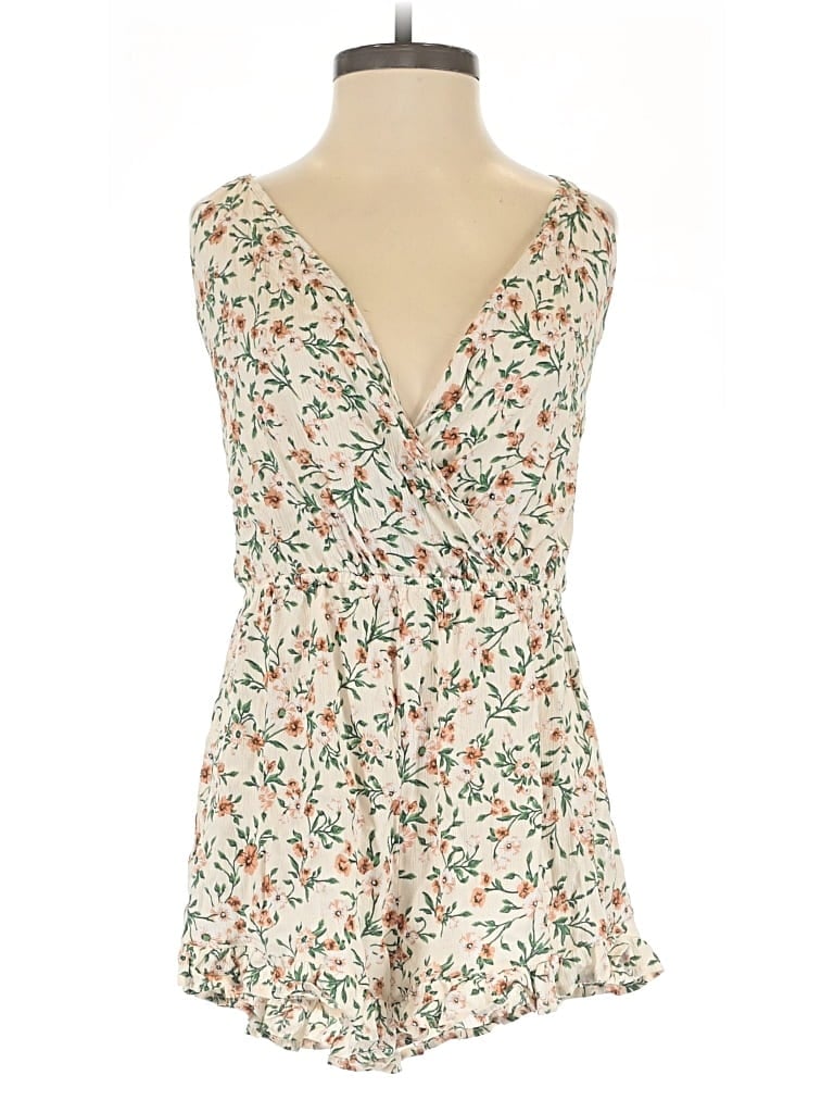 TIMING Pre-owned Romper In White