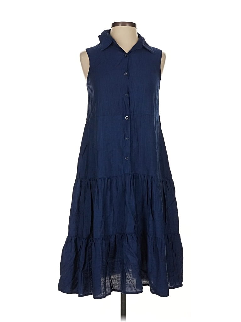 Pre-owned Shein Casual Dress In Blue