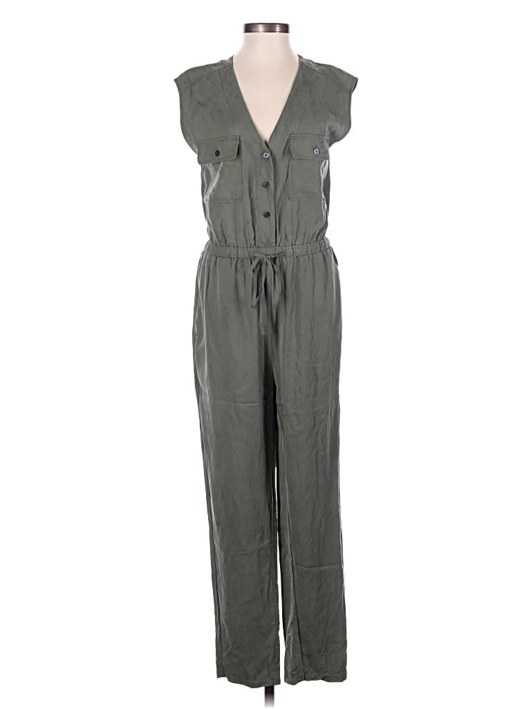 Pre-owned Ann Taylor Loft Jumpsuit In Green