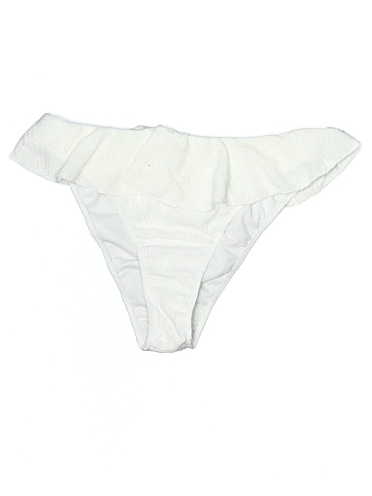 Pre-owned Unbranded Swimsuit Bottoms In White